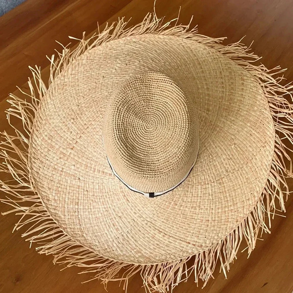 Like new in box MAISON MICHEL Paris Big Kate 20SS crochet straw hat size m main image 7
